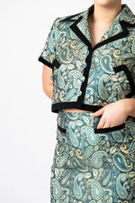 Teal Symphony Suit