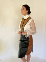 Jora Leather Neck-Vest