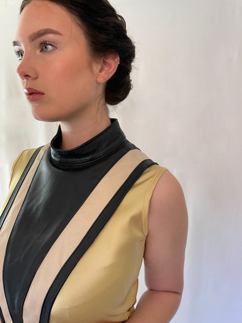 Van Etten Leather Neck-Vest