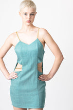 Glided Aqua Dress