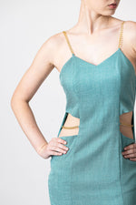 Glided Aqua Dress
