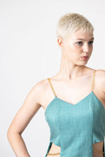 Glided Aqua Dress