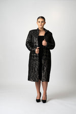 Metallic Verse Coat